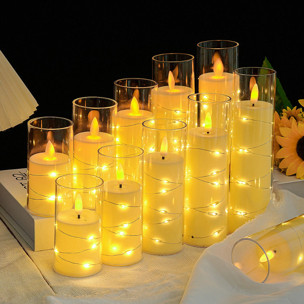 Bougies LED Sans Flamme | Télécommande et Ambiance Chaleureuse