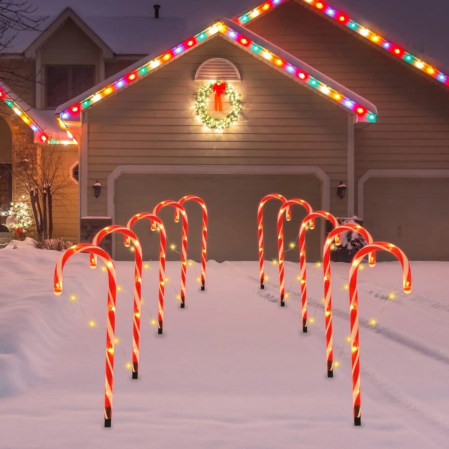 Guirlandes LED Étanches pour Noël | Éclairage Magique et Facile à Installer