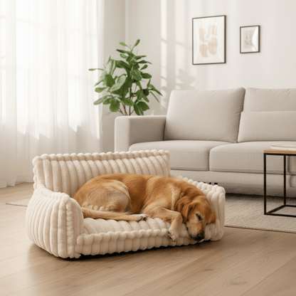 Canapé Orthopédique pour Chien | Confort et Soutien avec Mousse à Mémoire