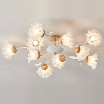 Lampe Plafonnier Floral Élégante | Design Moderne et Naturel pour Intérieur