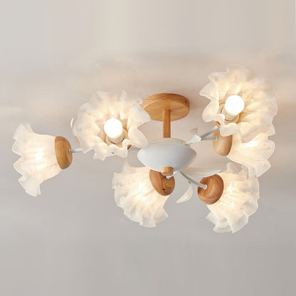 Lampe Plafonnier Floral Élégante | Design Moderne et Naturel pour Intérieur