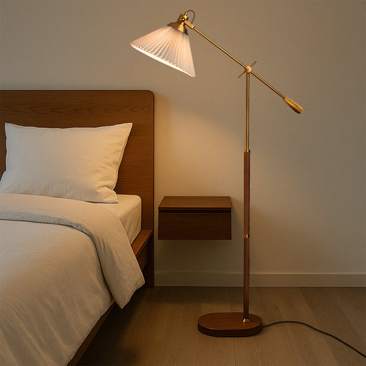 Lampe sur Pied Vintage | Design Élégant et Chaleureux
