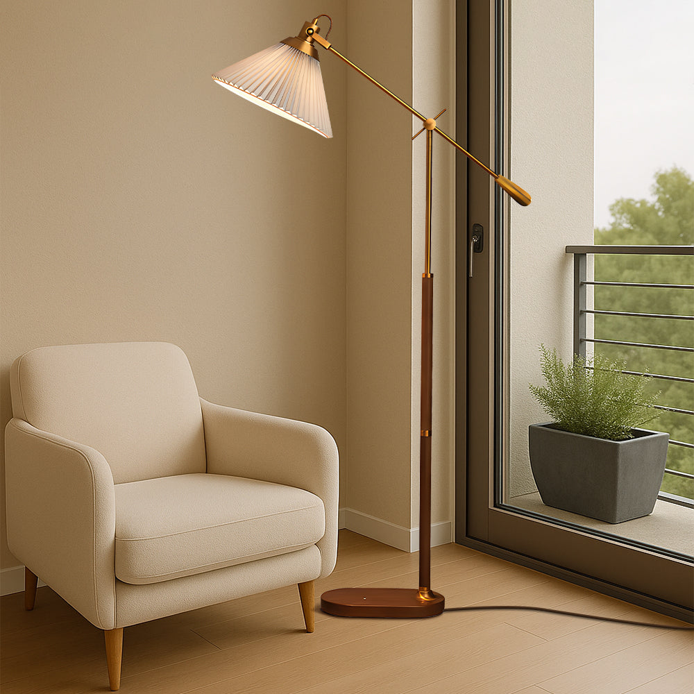 Lampe sur Pied Vintage | Design Élégant et Chaleureux