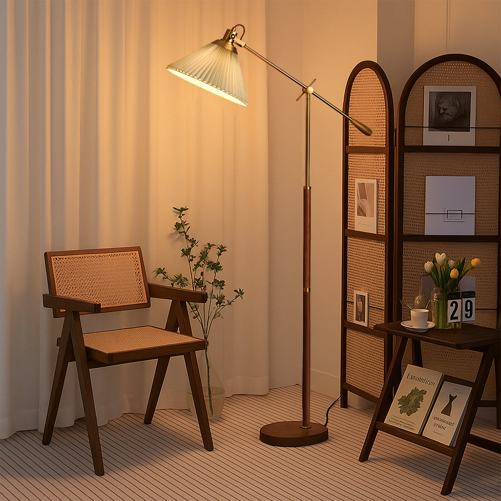Lampe sur Pied Vintage | Design Élégant et Chaleureux