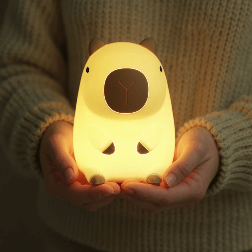 Lampe de Nuit Silicone Ajustable | Ambiance Relaxante et Apaisante