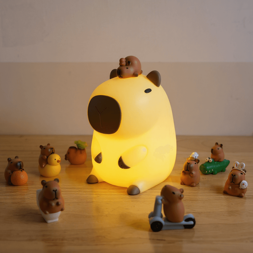 Lampe de Nuit Silicone Ajustable | Ambiance Relaxante et Apaisante