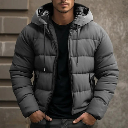 Veste d'Hiver à Capuche pour Hommes | Chaleur et Style en Plein Air