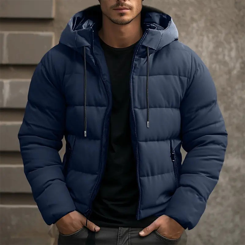 Veste d'Hiver à Capuche pour Hommes | Chaleur et Style en Plein Air