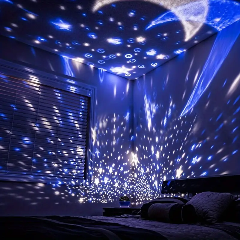 Projecteur de Lumière Nocturne Galaxie | Atmosphère Apaisante avec Musique