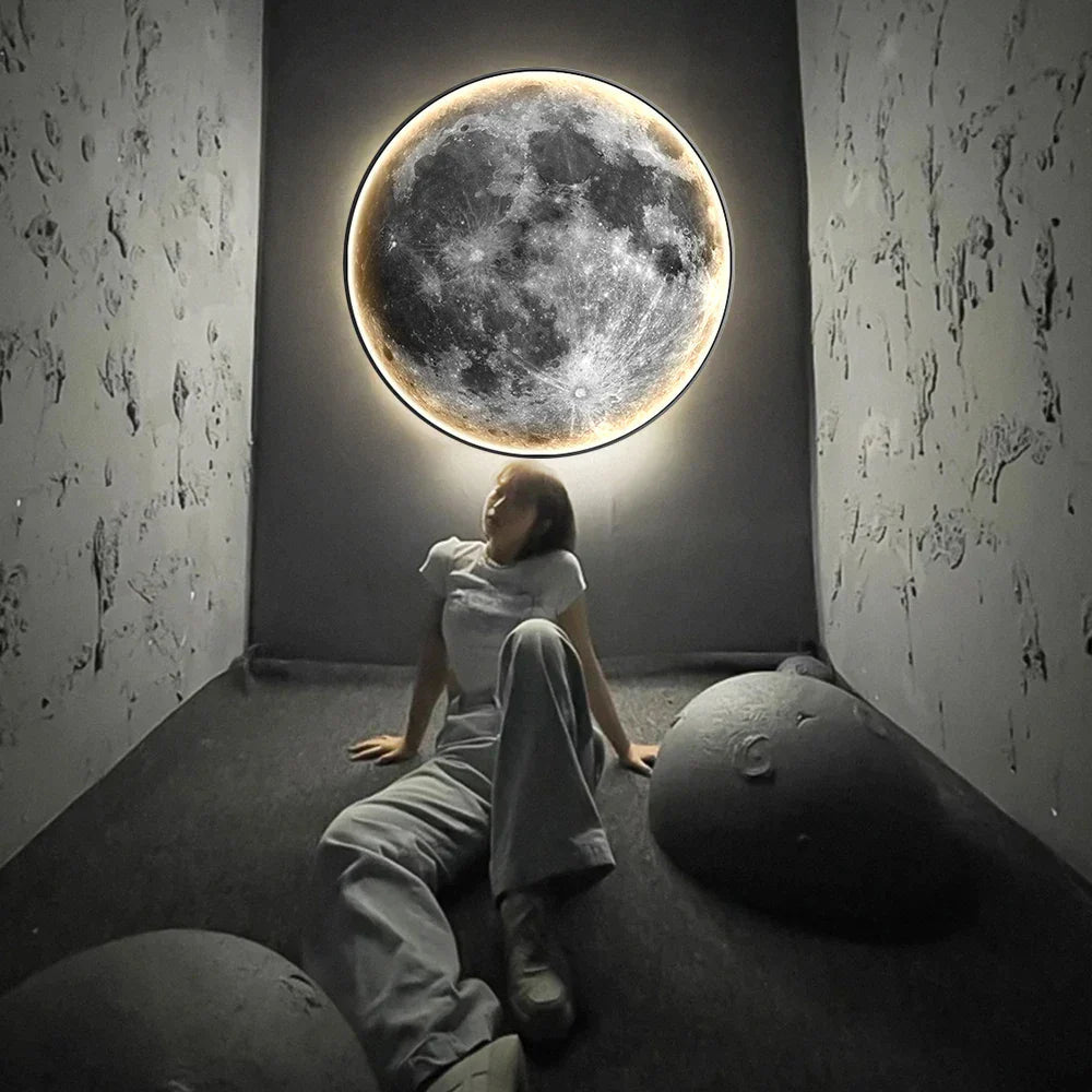Lampe Murale LED Lune | Éclairage Apaisant et Design Élégant