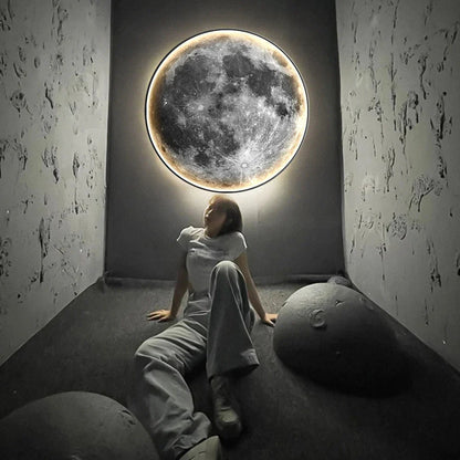 Lampe Murale LED Lune | Éclairage Apaisant et Design Élégant