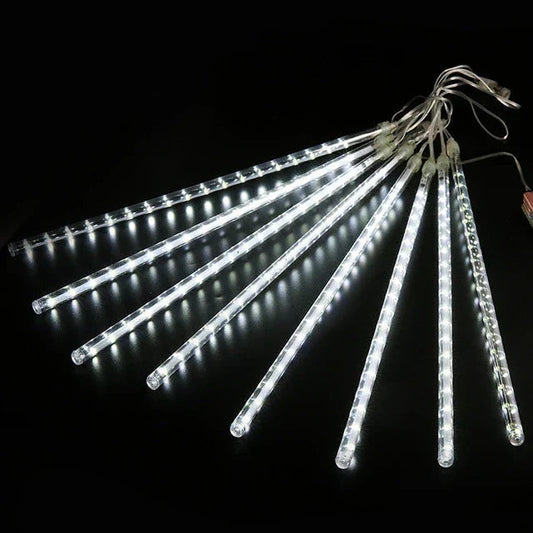 Lumières LED Pluie de Météores | Éclairage Magique et Économe en Énergie