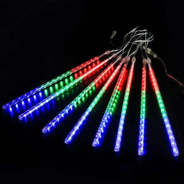 Lumières LED Pluie de Météores | Éclairage Magique et Économe en Énergie