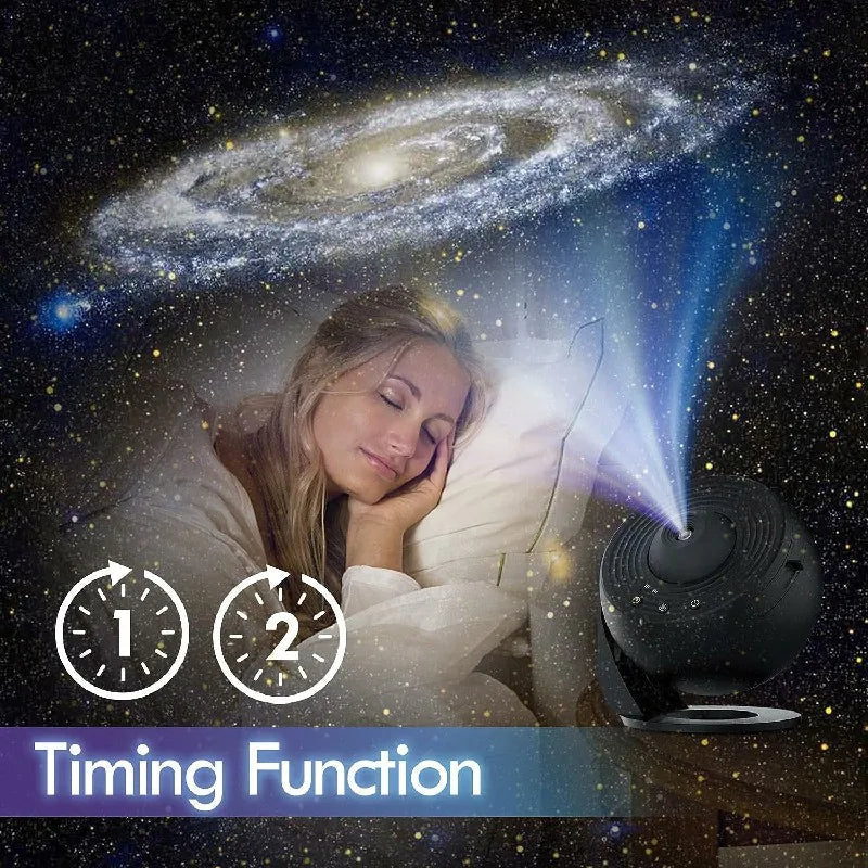 Projecteur d'étoiles 360° | Ambiance Relaxante et Inspirante