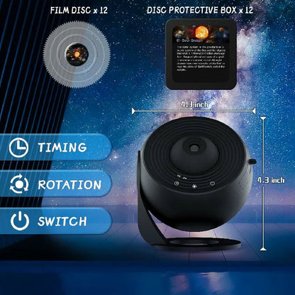 Projecteur d'étoiles 360° | Ambiance Relaxante et Inspirante