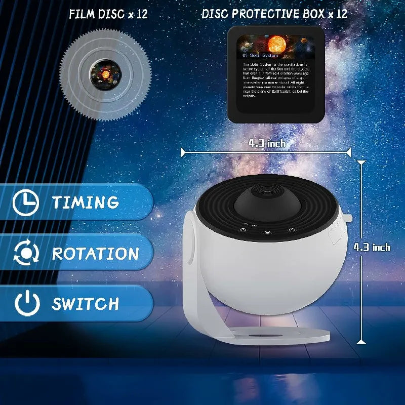 Projecteur d'étoiles 360° | Ambiance Relaxante et Inspirante