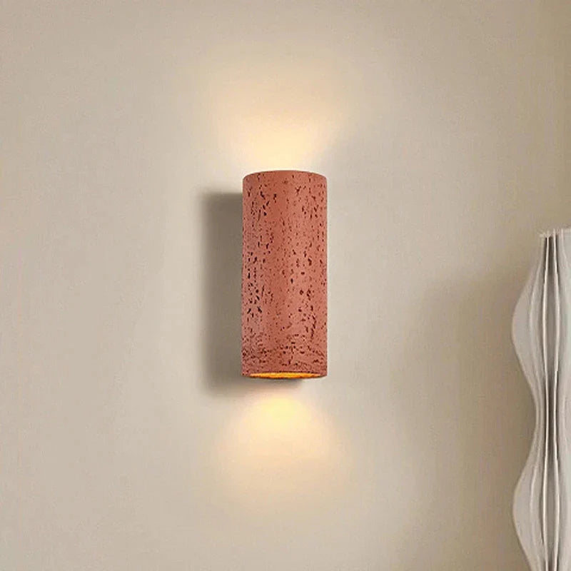 Applique Murale Industrielle en Ciment | Éclairage LED Économe et Durable