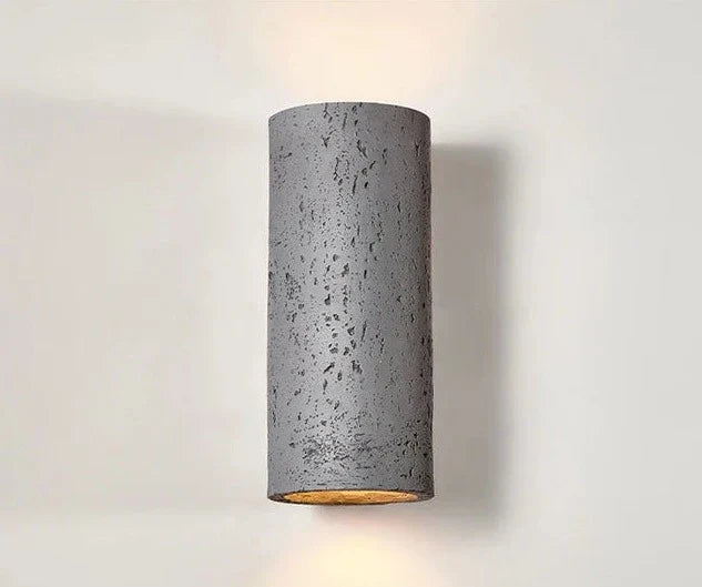 Applique Murale Industrielle en Ciment | Éclairage LED Économe et Durable