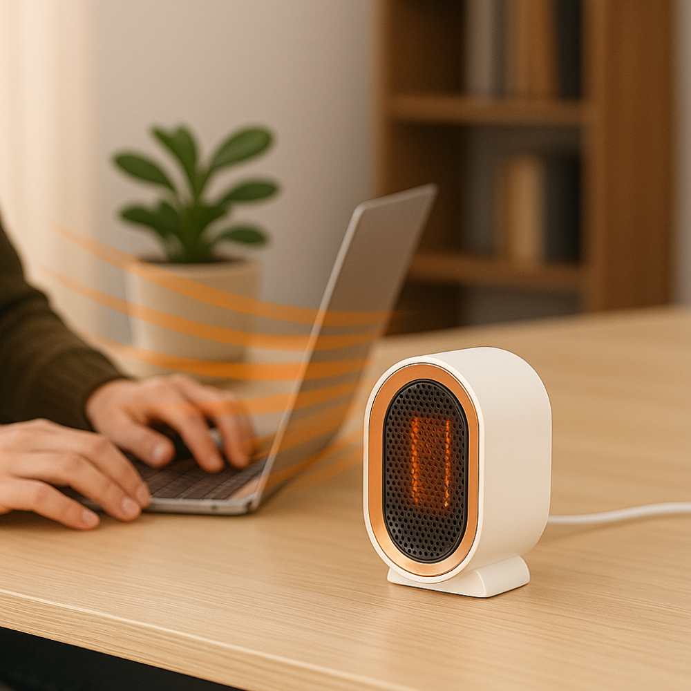 Chauffage d'appoint céramique portable | Compact et économe en énergie