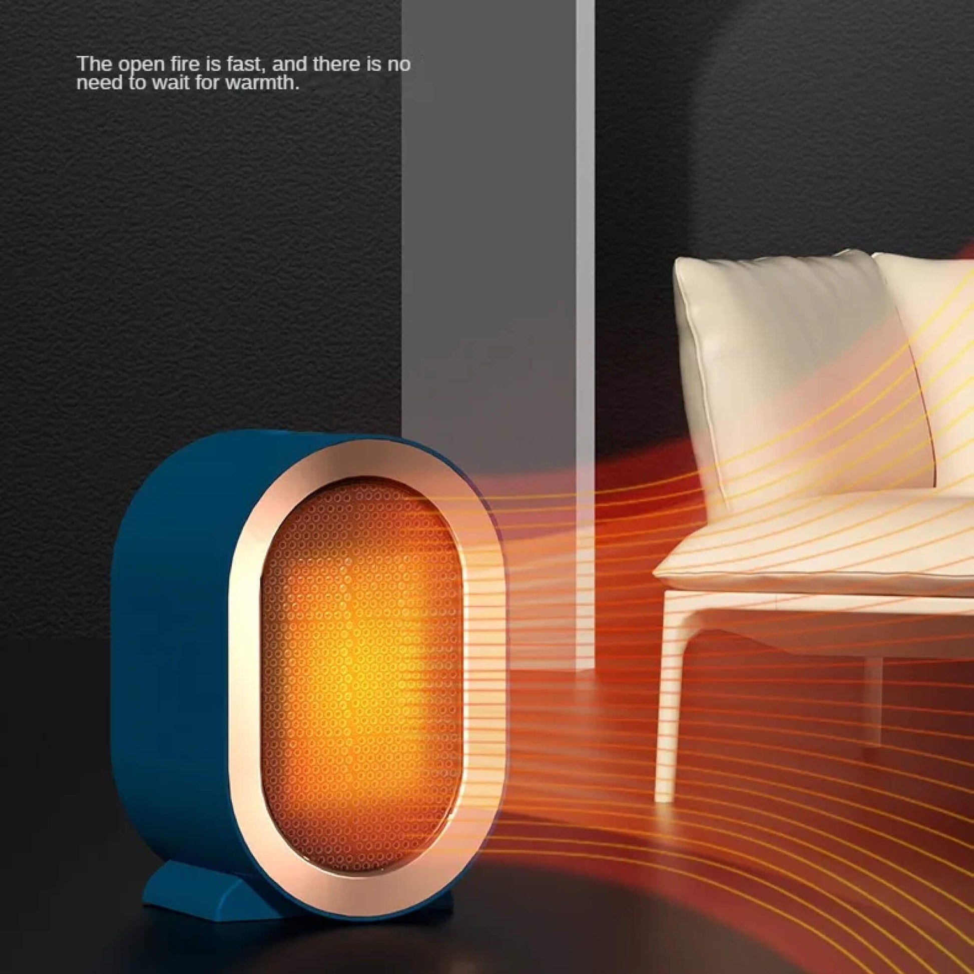 Chauffage d'appoint céramique portable | Compact et économe en énergie