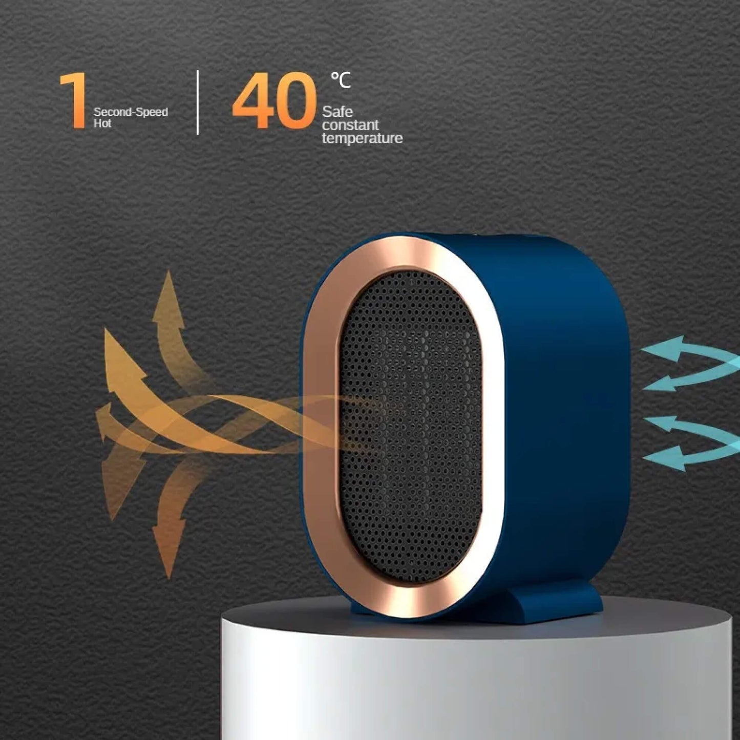 Chauffage d'appoint céramique portable | Compact et économe en énergie