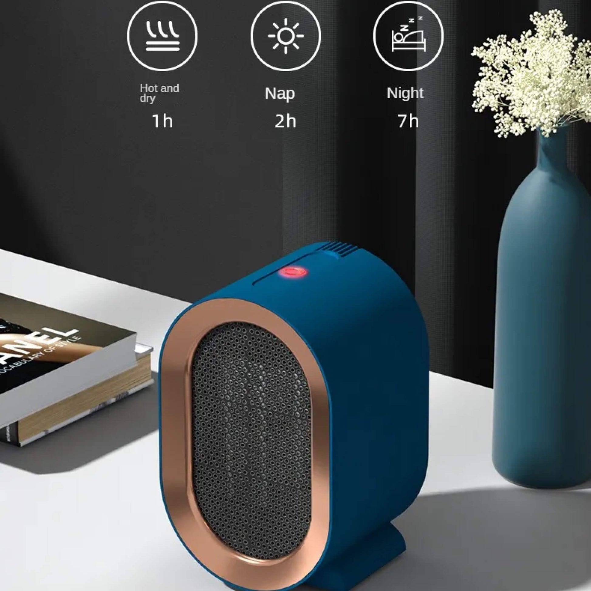 Chauffage d'appoint céramique portable | Compact et économe en énergie