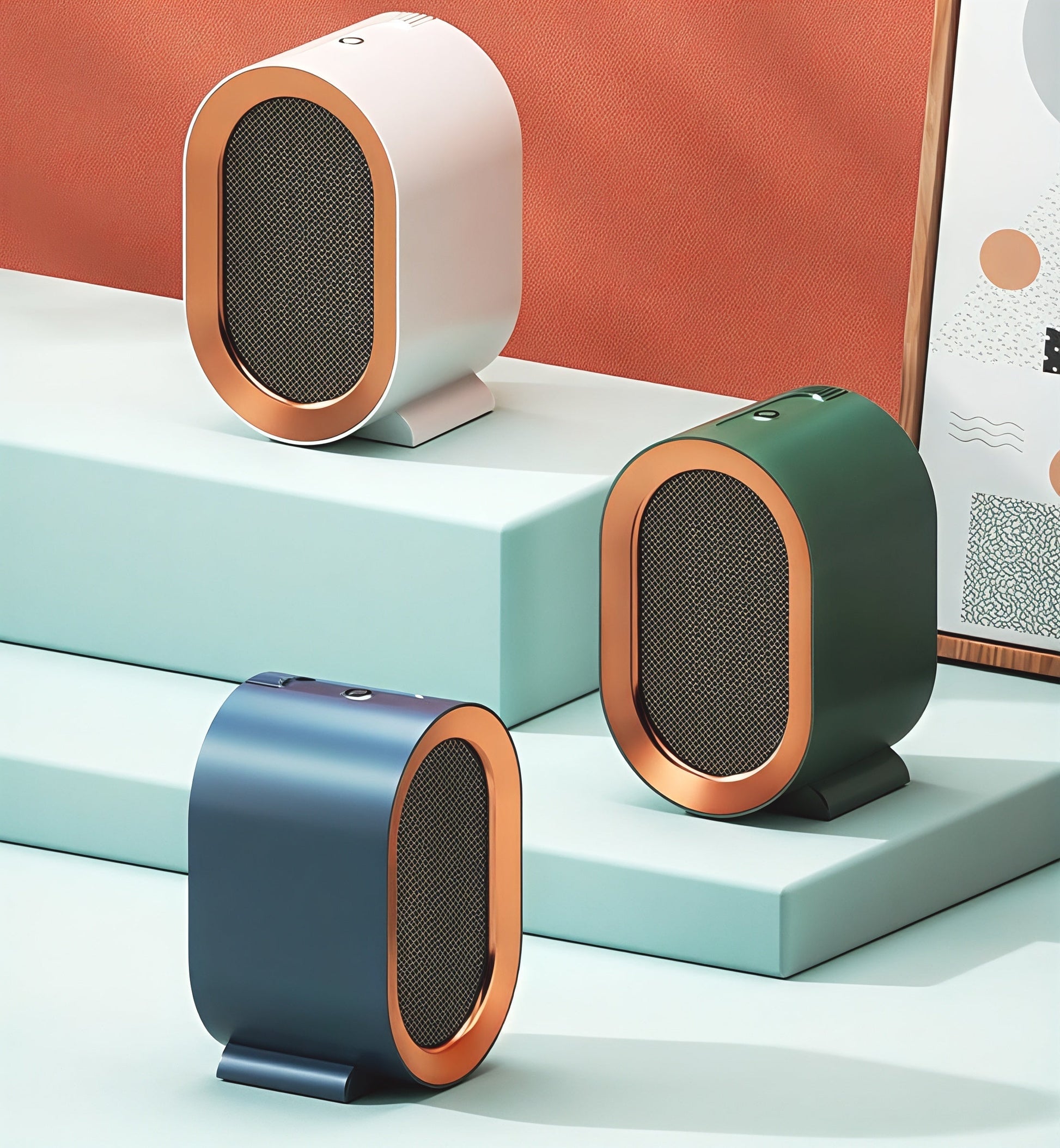 Chauffage Électrique Portable Efficace | Chaleur Instantanée et Économie d'Énergie