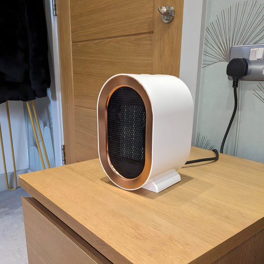 Chauffage Électrique Céramique Compact | Silencieux et Idéal pour Petits Espaces