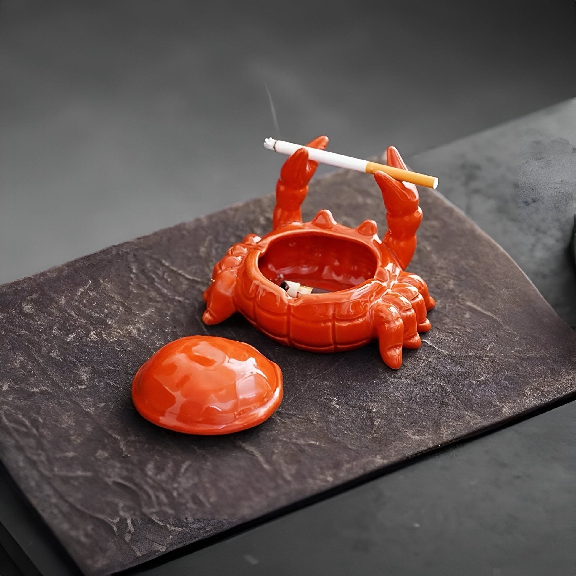 Cendrier en Céramique Design Crabe | Élégance et Fonctionnalité pour Décoration