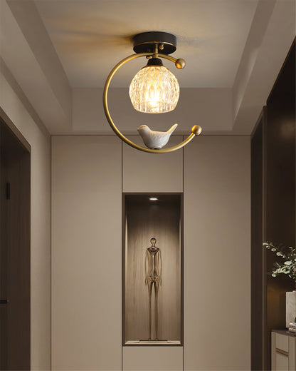 Plafonnier en Céramique et Cuivre | Élégance Naturelle pour Votre Intérieur