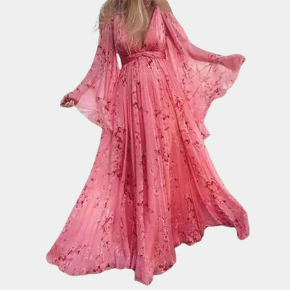 Robe Maxi Fleurie Élégante | Confort et Style pour l'Été