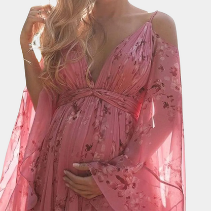 Robe Maxi Fleurie Élégante | Confort et Style pour l'Été