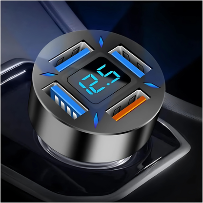 Chargeur de Voiture USB Rapide | Puissance 66W et Ports Doubles
