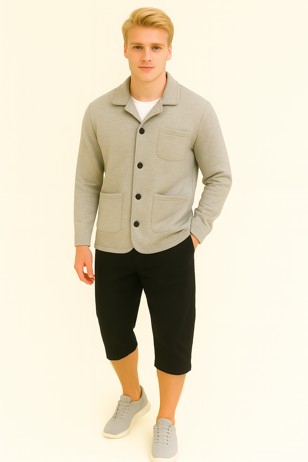Veste Smart-Casual Élégante | Style Polyvalent et Confort Optimal