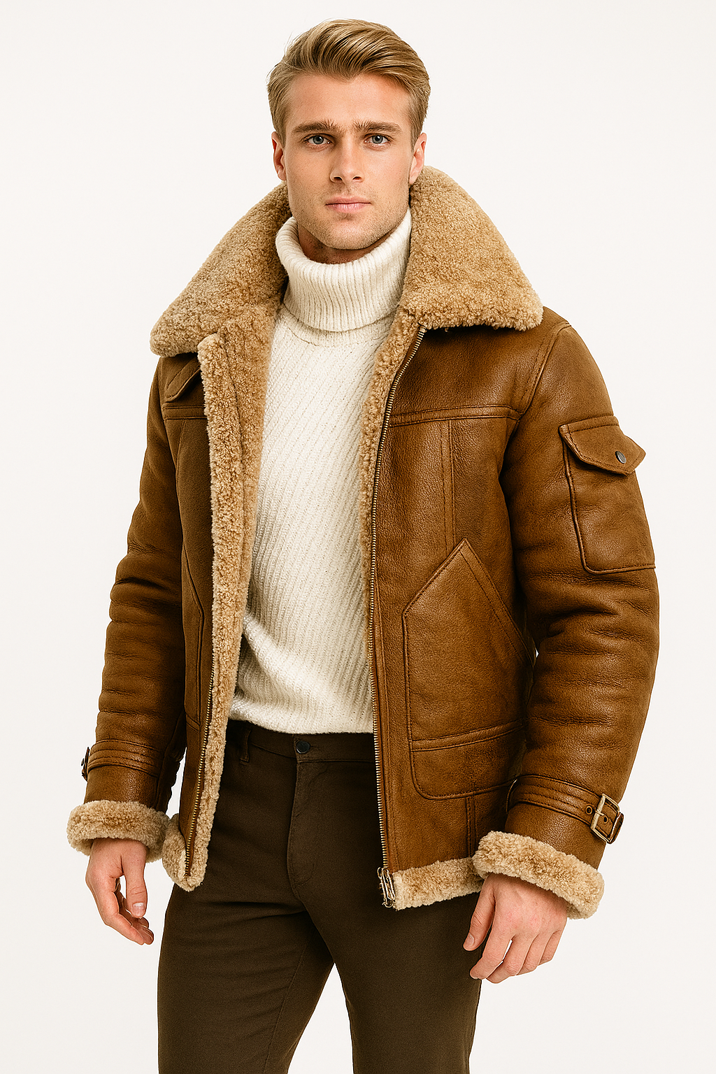 Veste Classique Élégante en PU | Confort et Style Intemporel
