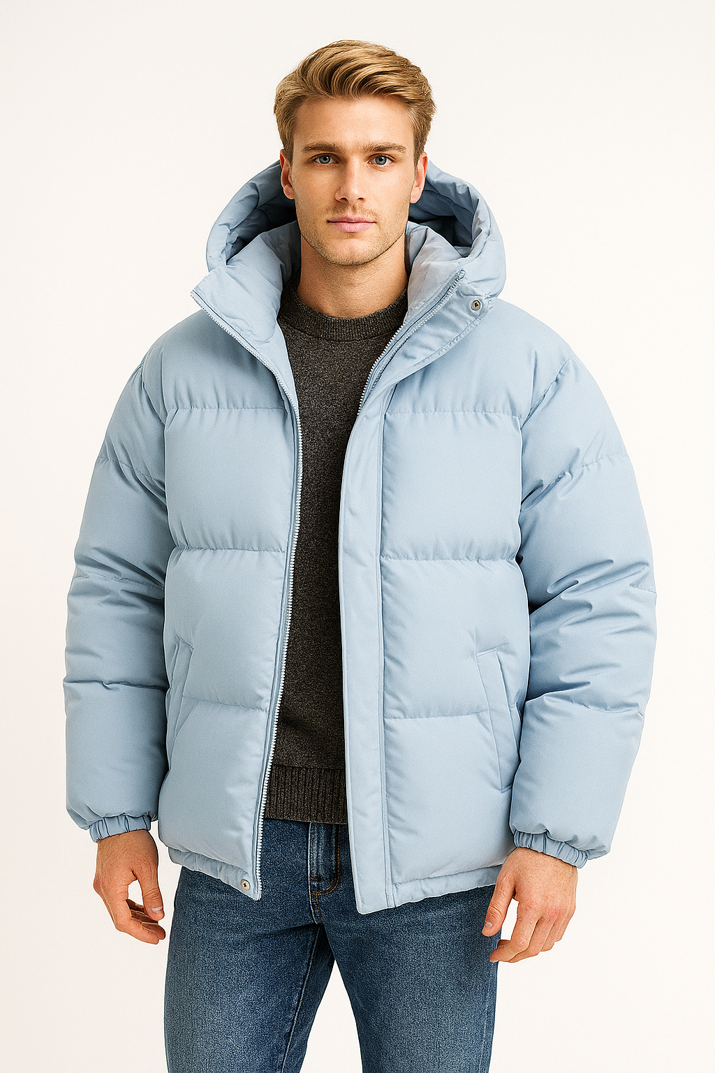 Veste à Capuche d'Hiver Chic | Confort Douillet et Style Polyvalent