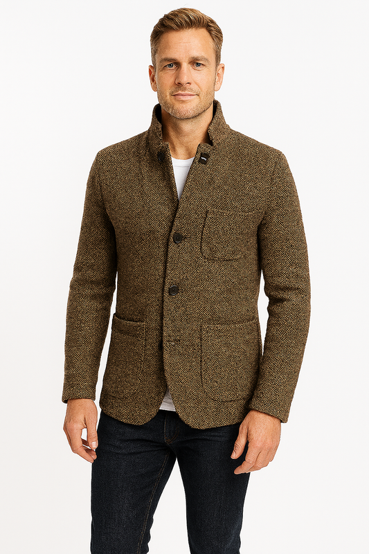 Blazer Élégant en Duvet | Style Classique et Confort Quotidien