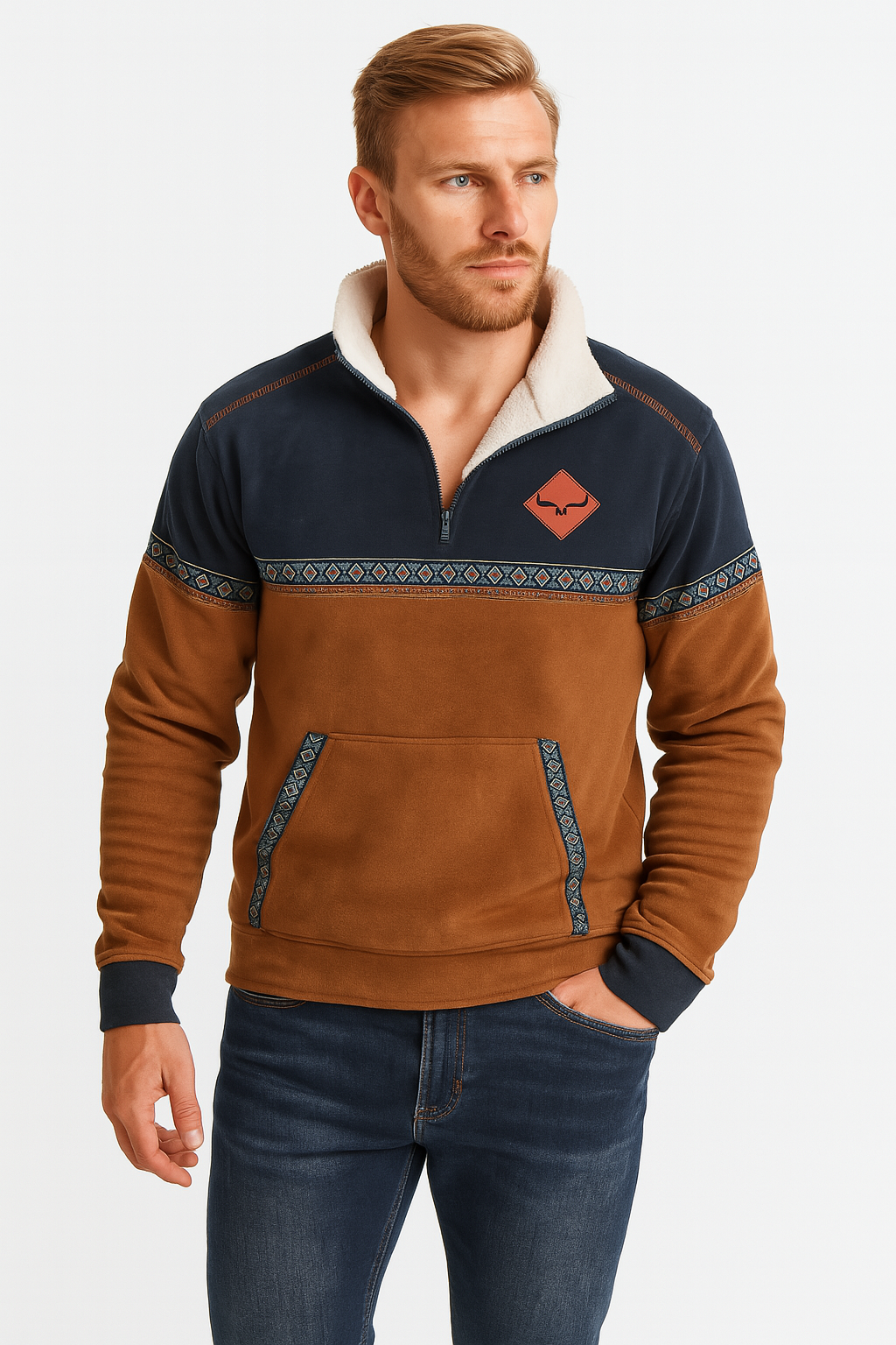 Pull à Col Zippé Élégant | Confort et Style au Quotidien