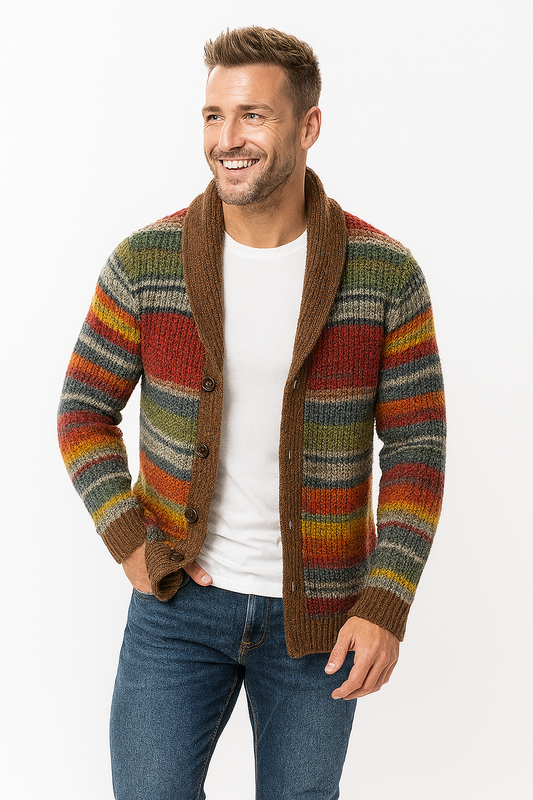 Cardigan à Rayures pour Femmes | Élégance Confortable et Polyvalente