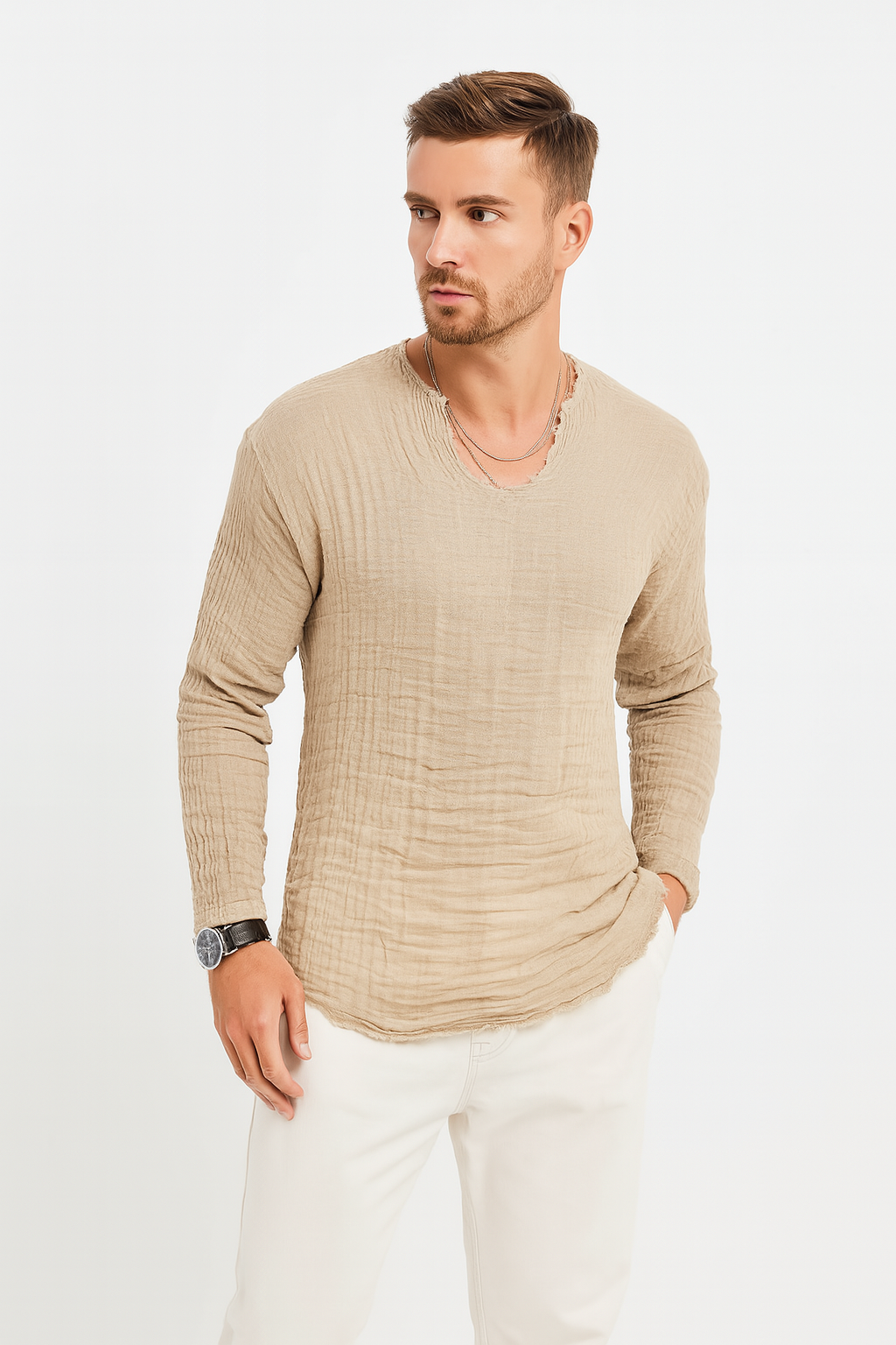Chemise d'été légère pour Homme | Style Décontracté et Confort Optimal