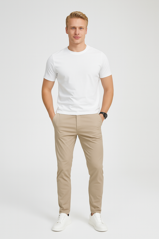 Pantalon Stretch Élégant pour Homme | Confort et Style Polyvalent