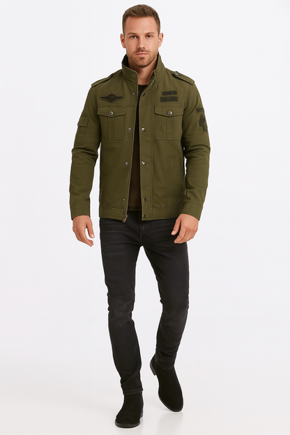 Veste Militaire Chic pour Homme | Élégance et Confort au Quotidien