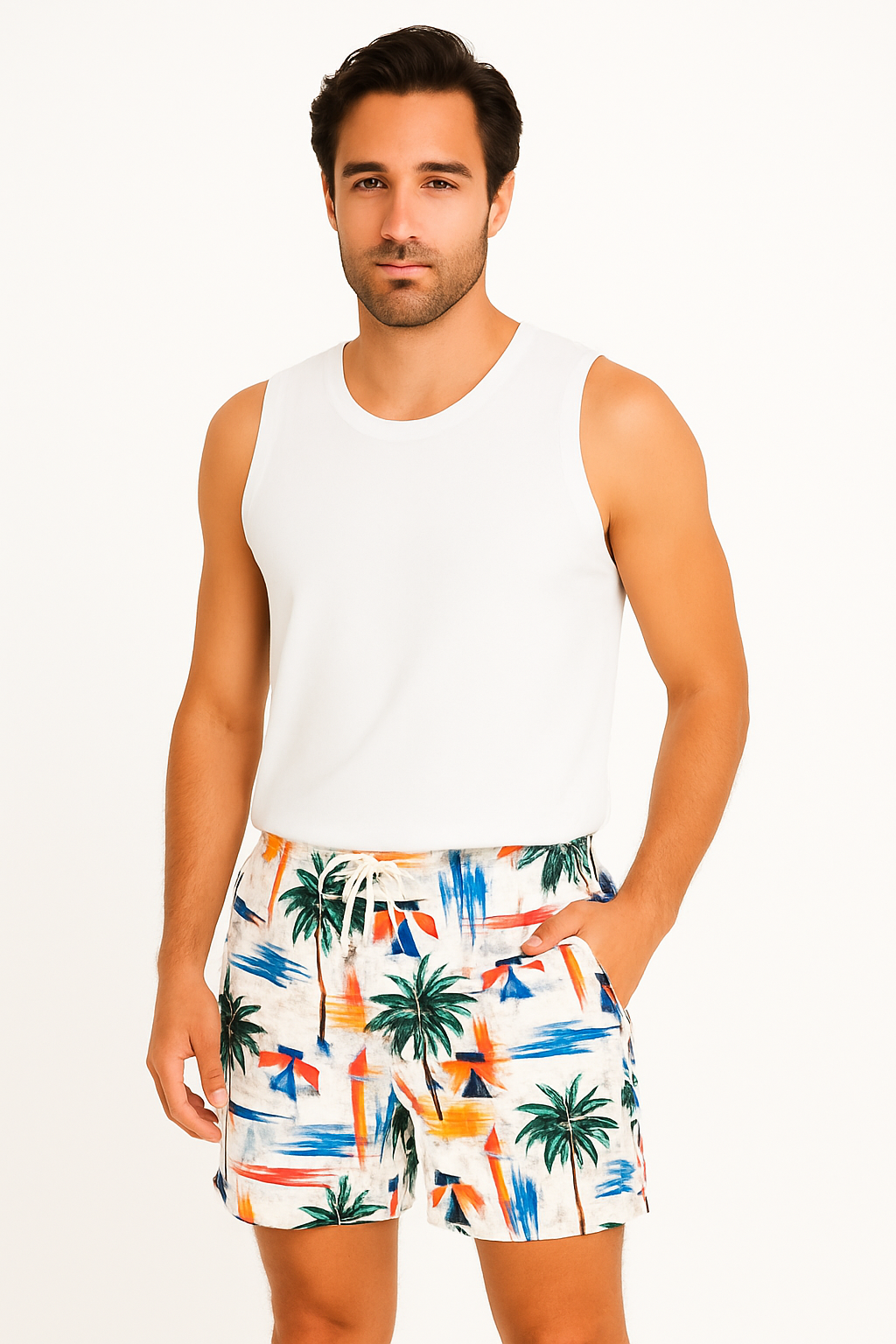 Shorts Hawaïens Imprimés 3D | Confort Tropical et Style Estival