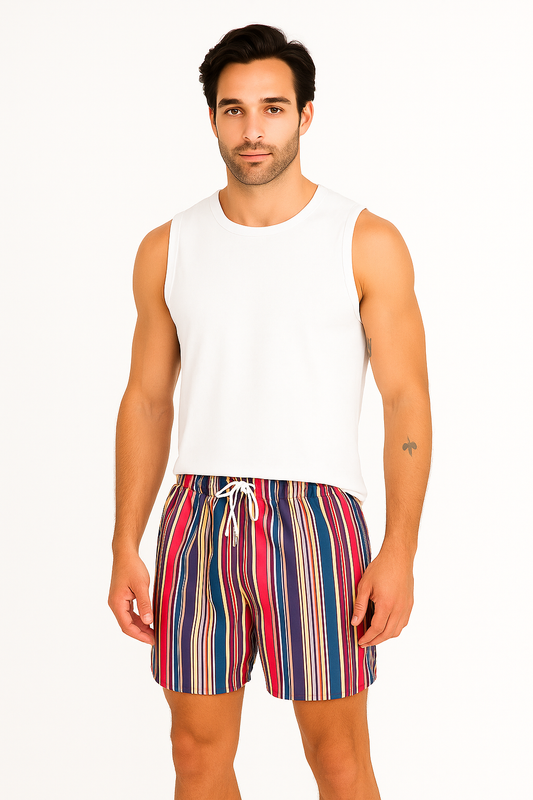 Short de Bain Léger avec Imprimés d'Été | Confort et Style pour Activités Estivales