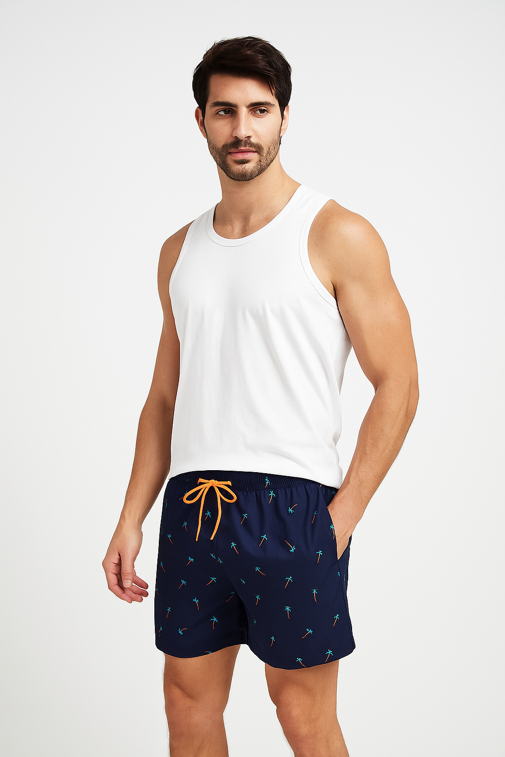 Shorts de Bain Imprimés Tropicaux | Style Hawaii et Confort Léger