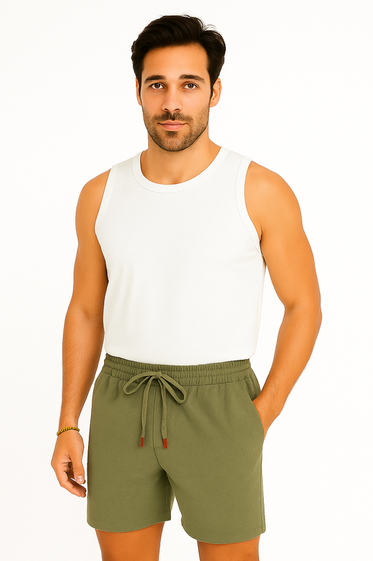 Shorts d'été à Jambe Droite | Taille à Cordon Ajustable et Léger