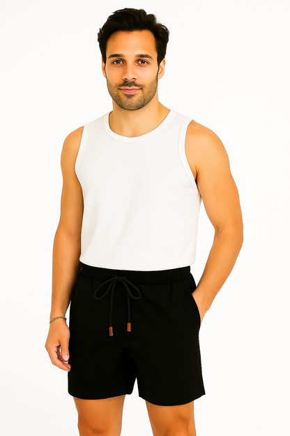 Shorts Légers à Cordon de Serrage | Confort et Style Décontracté pour Été
