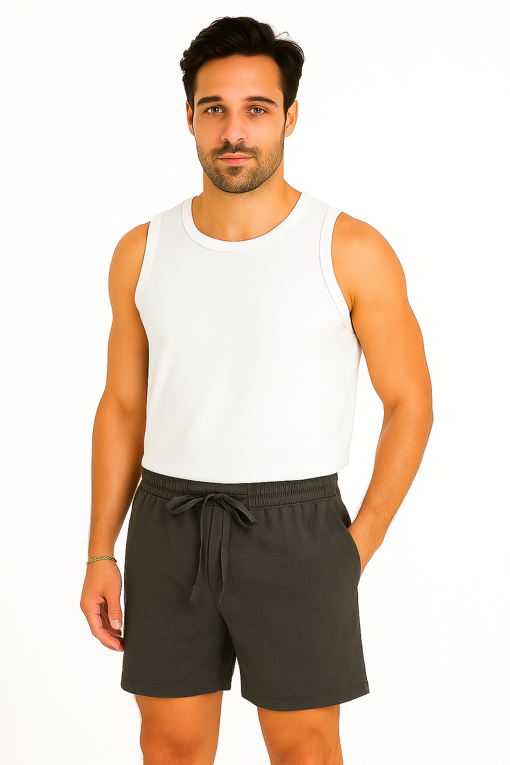 Shorts à Cordon Grandes Tailles pour Hommes | Confort et Poches Pratiques