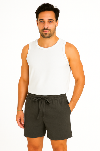 Shorts à Cordon Grandes Tailles pour Hommes | Confort et Poches Pratiques