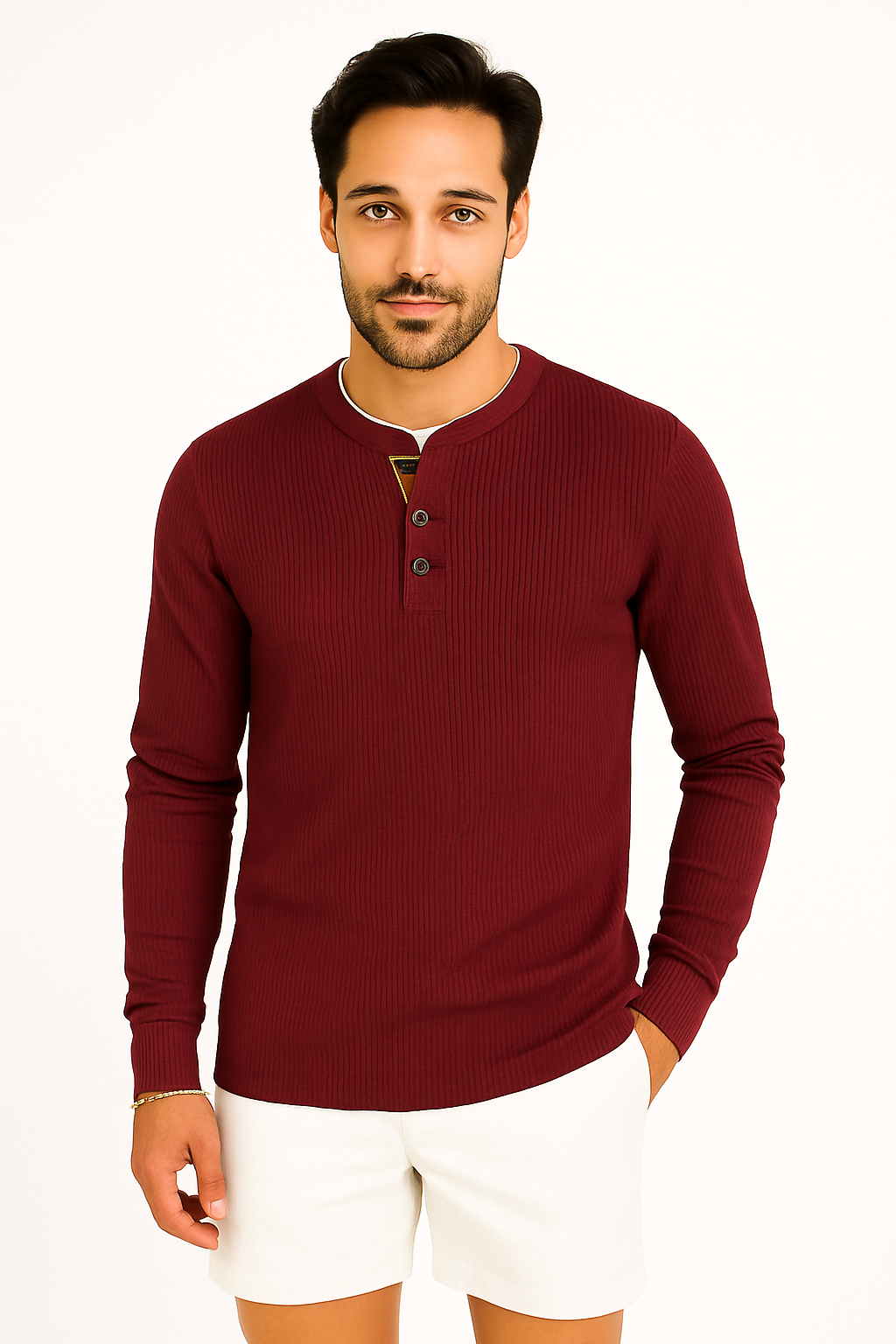 T-shirt à Manches Longues pour Hommes | Confort et Style pour Superposition